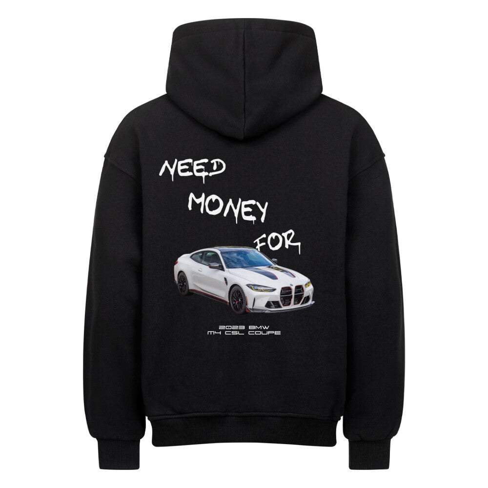 NEED MONEY FOR M4 Backprint Premium Hoodie