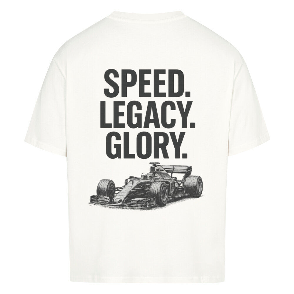 SPEED. LEGACY. GLORY. Backprint Premium Shirt