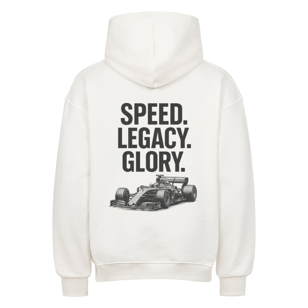 SPEED. LEGACY. GLORY. Backprint Premium Hoodie